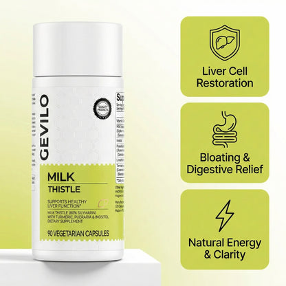 Gevilo® Milk Thistle Liver Detox & Digestive Relief